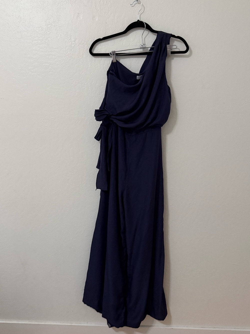 DO+BE navy blue one-shoulder jumpsuit Size Medium